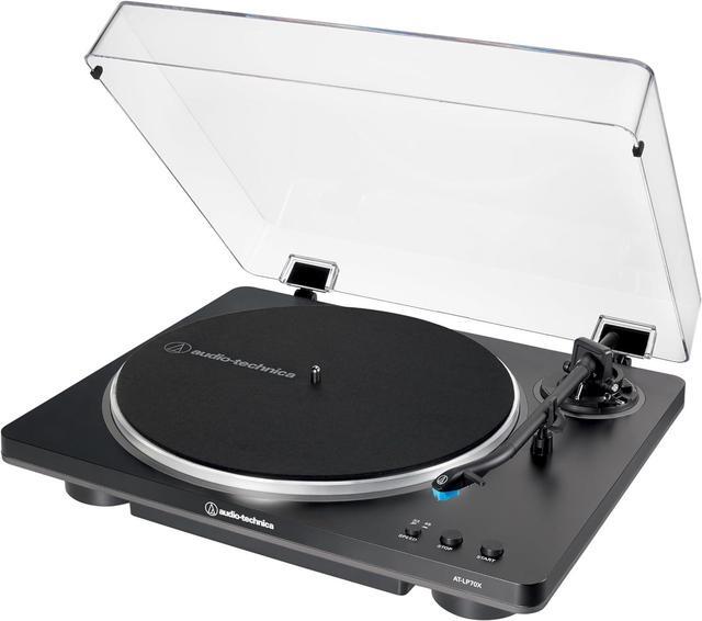 Alt view image 2 of 12 - Audio Technica AT-LP70X-BG Automatic Belt Drive Turntable - Black/Gray (2024)