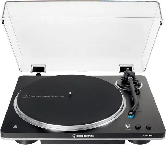 Main image of Audio Technica AT-LP70XBT-BS Automatic Belt-Drive Turntable - Black/Silver