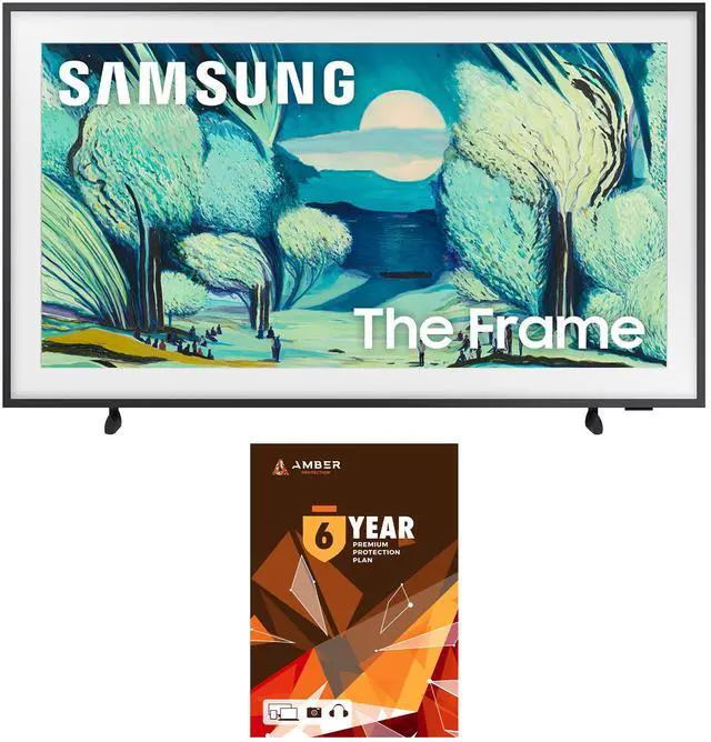 Main image of Samsung QN43LS03FAFXZA 43 Inch The Frame QLED 4K Art Mode Vision AI Smart TV with 6 Year Amber Protection Plan (2025)