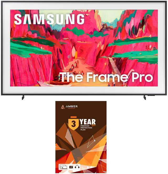 Main image of Samsung QN75LS03FWFXZA 75 Inch The Frame Wireless 4K Neo QLED TV with 3 Year Amber Protection Plan (2025)