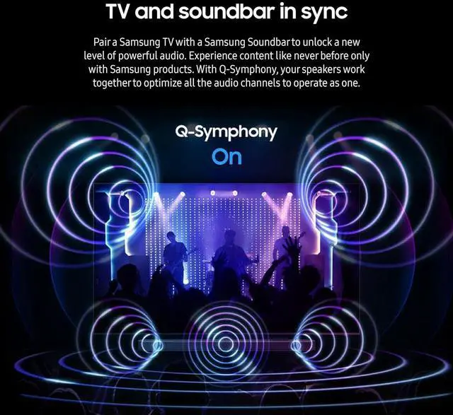 Alt view image 6 of 7 - Samsung QN50Q8FAAFXZA 50 Inch Class QLED Q8F 4K Vision AI Smart TV with a Samsung HW-Q990D 11.1.4ch Soundbar with True Dolby Atmos Sound (2025)