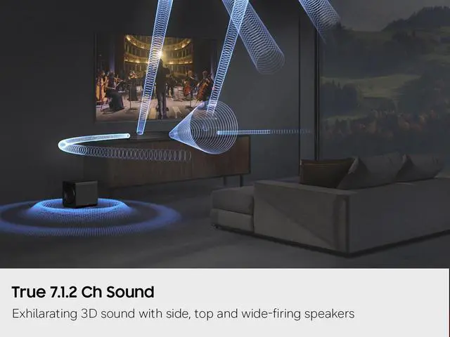 Alt view image 6 of 7 - Samsung QN50QN70HA 50" NeoQLED TV with HW-Q900H Soundbar and Sub (2026)