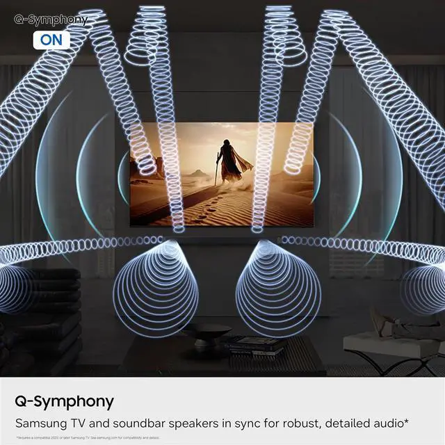 Alt view image 6 of 7 - Samsung QN55S90HA 55" OLED TV with HW-Q900H Soundbar and Subwoofer (2026)