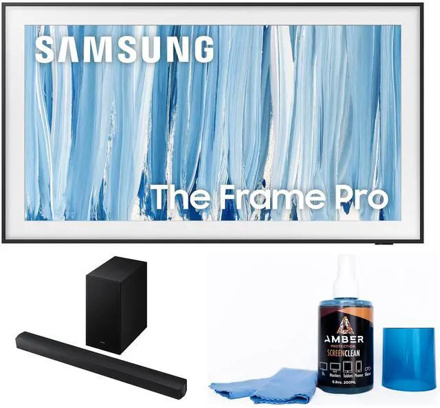 Main image of Samsung QN65LS03HW 65" The Frame Pro TV with HW-B630F Soundbar (2026)