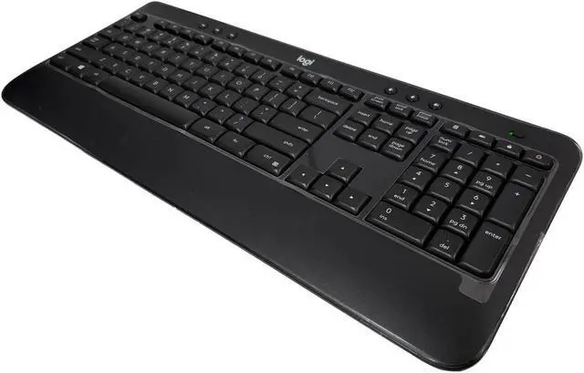 Alt view image 8 of 12 - Logitech MK540 Wireless Keyboard Mouse Combo - USB Wireless RF Keyboard - Black - USB Wireless RF Mouse - Optical - 1000 dpi - 3 Button - Scroll Wheel - QWERTY - Black - Media Player, Calculator, ...