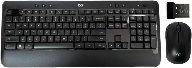 Alt view image 7 of 12 - Logitech MK540 Wireless Keyboard Mouse Combo - USB Wireless RF Keyboard - Black - USB Wireless RF Mouse - Optical - 1000 dpi - 3 Button - Scroll Wheel - QWERTY - Black - Media Player, Calculator, ...