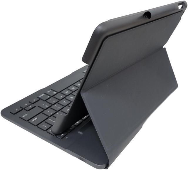 Alt view image 3 of 12 - Logitech Slim Folio Keyboard Case for Apple iPad 7th & 8th Gen 10.2" 920-009473