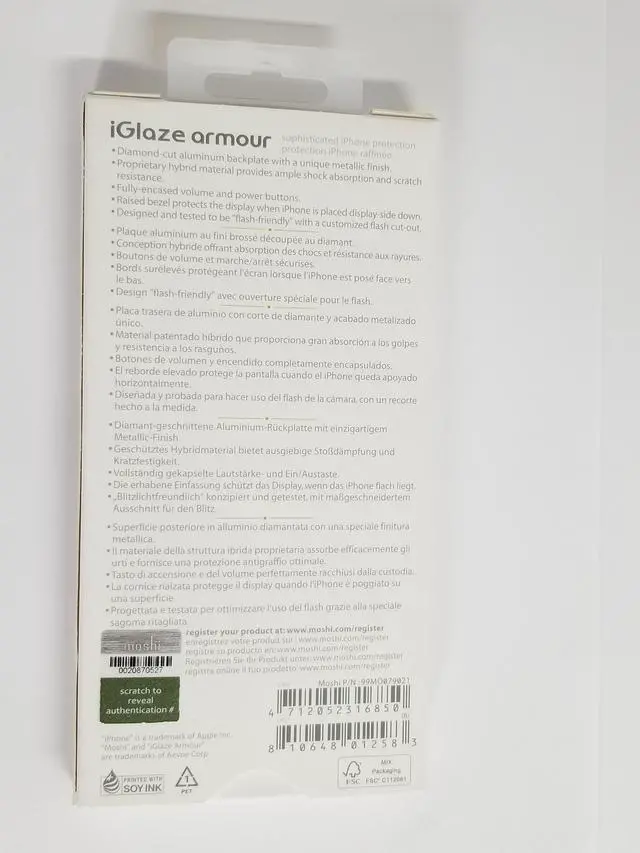 Alt view image 11 of 14 - 99MO079021 iGlaze Armour iPhone 6 Black