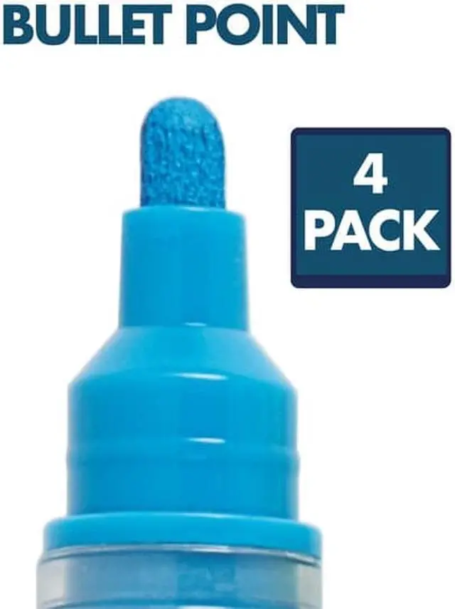 Alt view image 7 of 20 - Quartet Neon Dry Erase Marker Set Assorted 4/Set 79551