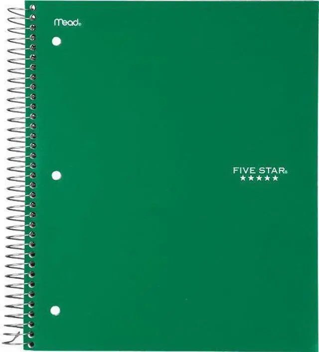 Main image of Five Star Wirebound College Ruled Notebook - 3 Subject - Student Supplies