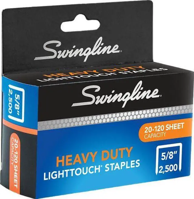 Alt view image 3 of 3 - SWINGLINE S7090009E Staples,HD,1/2 InCrown,5/8 In Leg,PK2500