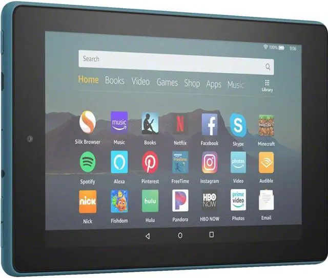 Alt view image 12 of 20 - Amazon Fire 7 2019 7" Tablet 16GB Twighlight Blue B07HZHJGY7