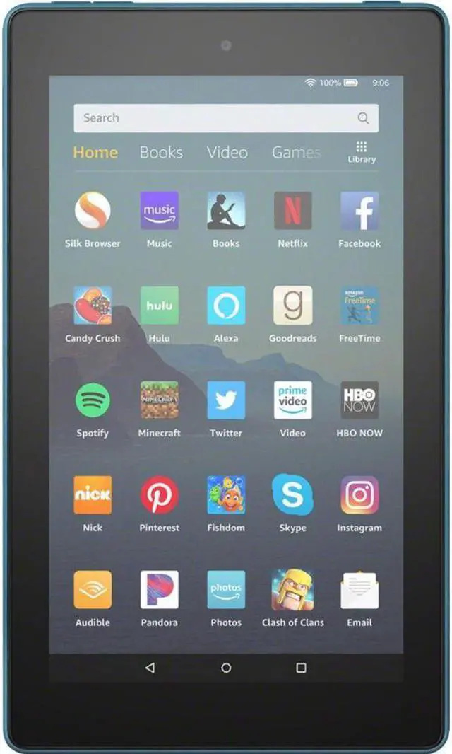 Alt view image 13 of 20 - Amazon Fire 7 2019 7" Tablet 16GB Twighlight Blue B07HZHJGY7