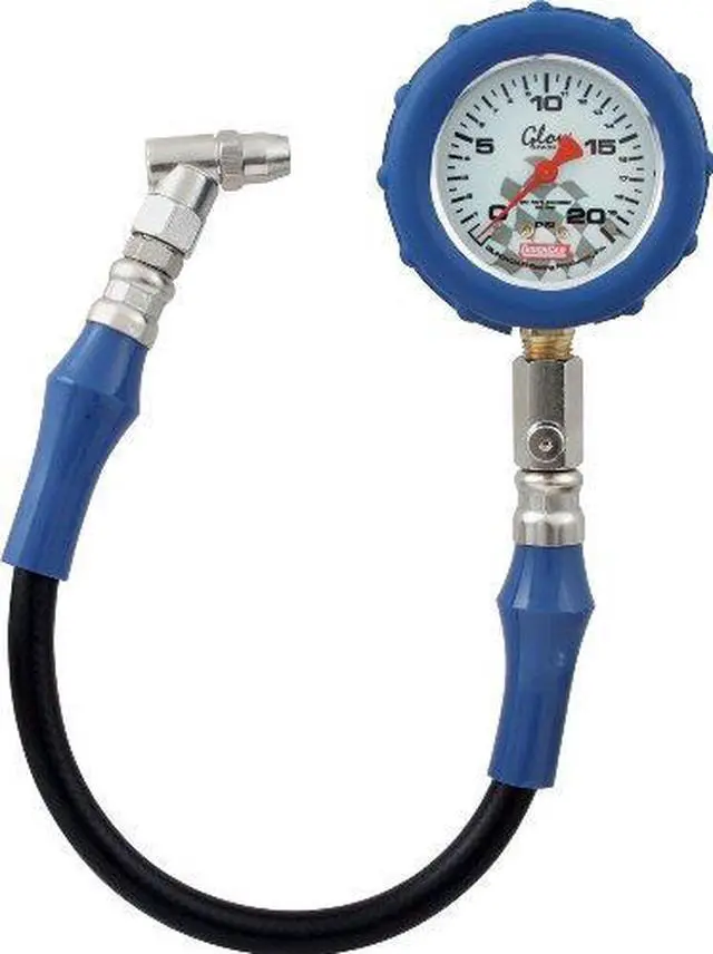 Alt view image 2 of 3 - Quickcar Racing Products 56-022 Tire Gauge 20 Psi Glo Gauge
