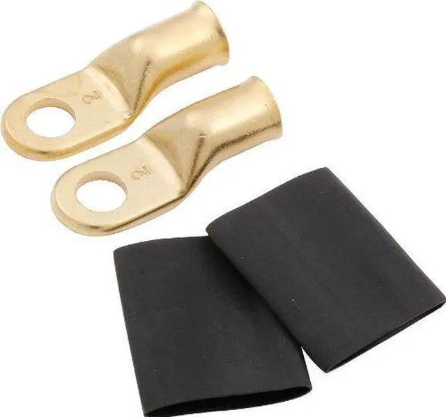 Alt view image 2 of 2 - Allstar Performance All76116 5/16 Hole 2-Gauge Ring Terminal - Pair