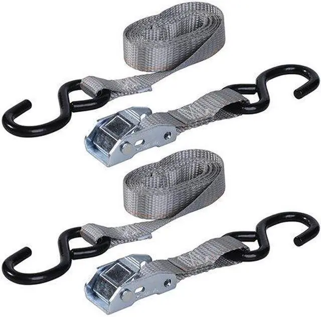 Alt view image 2 of 10 - Heavy Duty Tie Down, 400 Lb, 6' L X 1" W KEEPER BY HAMPTON Tie Down Accessories