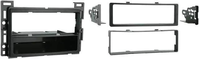 Alt view image 7 of 15 - Metra 99-3302 Metra gm/pontiac/ saturn din dash kit with pocket