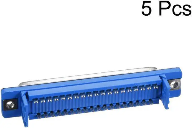 Alt view image 2 of 4 - IDC D-Sub Ribbon Cable Connector 37-pin 2-row Female Socket IDC Crimp Port Terminal Breakout for Flat Ribbon Cable Pack of 5