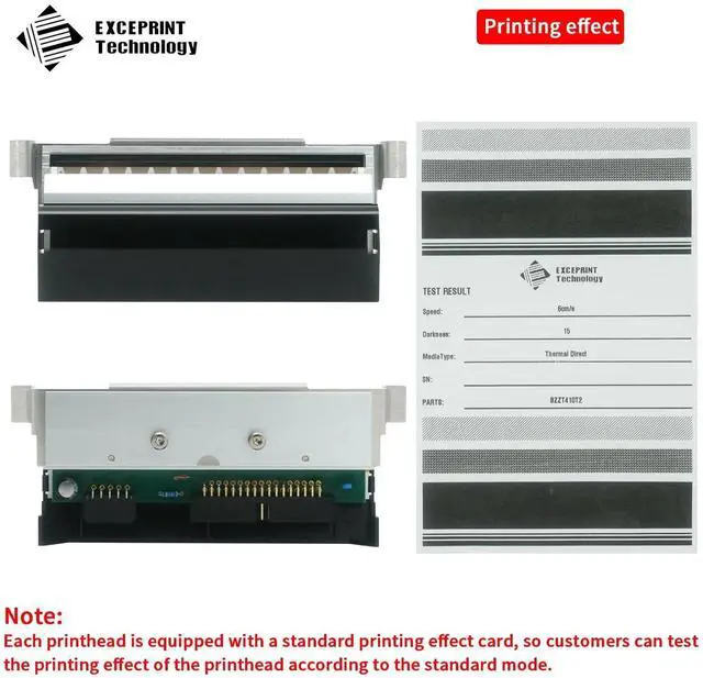 Main image of New ZT410 ZT411 Thermal Print Head for Ze bra 203dpi PrinterP/N:P1058930-009