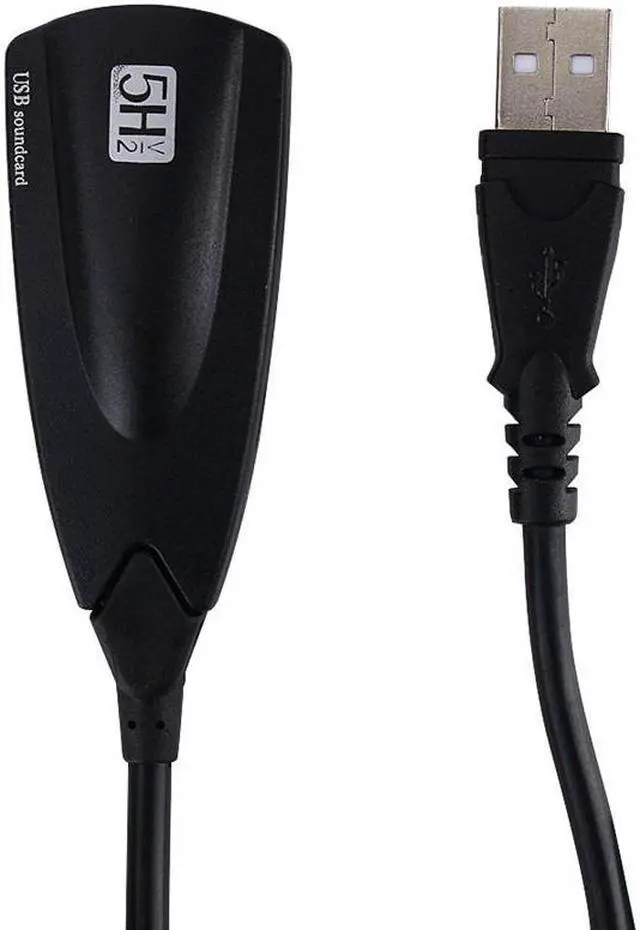 Alt view image 3 of 5 - 7.1 Channel 5HV2 External USB Sound Card USB To 3D CH Virtual Channel Sound Track Audio Adapter