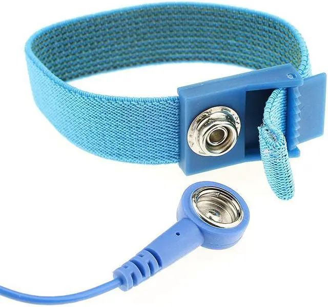 Alt view image 2 of 7 - Anti Static ESD Wristband Wrist Strap spyderco  Discharge Cables with Clip For Sensitive Electronics Repair Work Tools