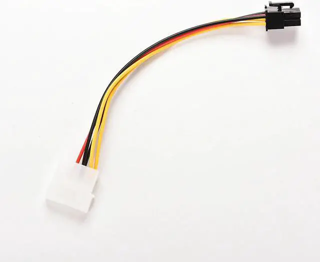 Alt view image 5 of 5 - Adapter PC Video Card Connector  Converter Cord 1Pcs 17cm 4 Pin Molex IDE To 6 Pin PCI-E Graphic Card Power Supply