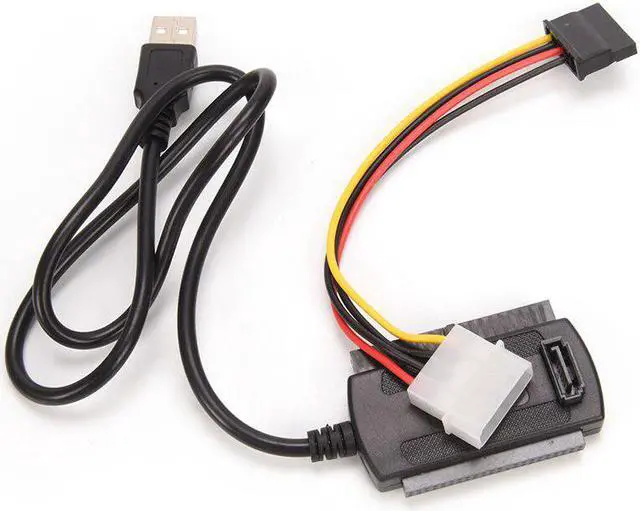 Main image of For 2.5 3.5 HD HDD Hard Drive Adapter Converter Cable 4 Pin USB 2.0 to IDE SATA Adapter Cable Power Cable