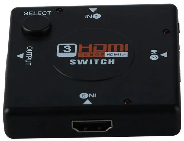 Main image of 1080P HD HDMI Switch 1 Interface Converter 3 Interface Mini HDMI Switcher Route 3 HD Video Switcher with Multichannel Audio P0