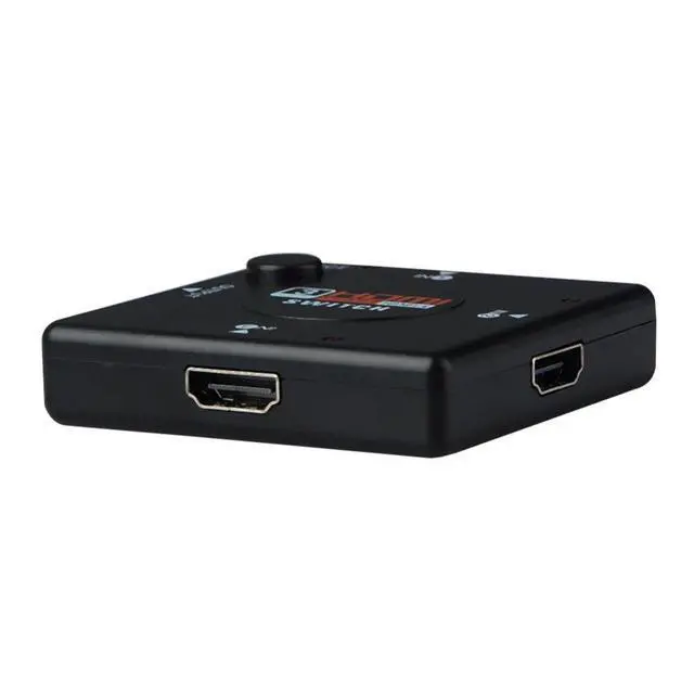 Alt view image 2 of 6 - 1080P HD HDMI Switch 1 Interface Converter 3 Interface Mini HDMI Switcher Route 3 HD Video Switcher with Multichannel Audio P0