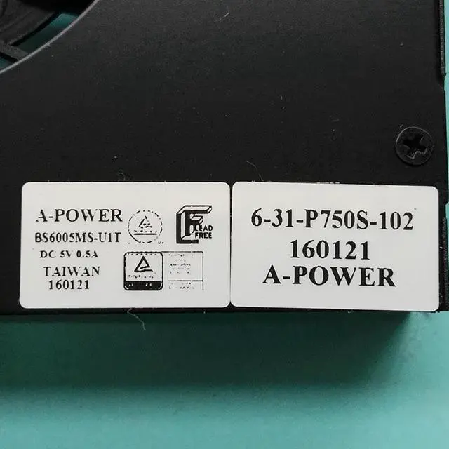 Alt view image 2 of 3 - New fan for Clevo P750ZM-G P870DM-G P775DM-G P750ZM P770ZM -G P775DM DM2 DM3 cpu cooling fan cooler BS6005MS-U1T 6-31-P750S-102
