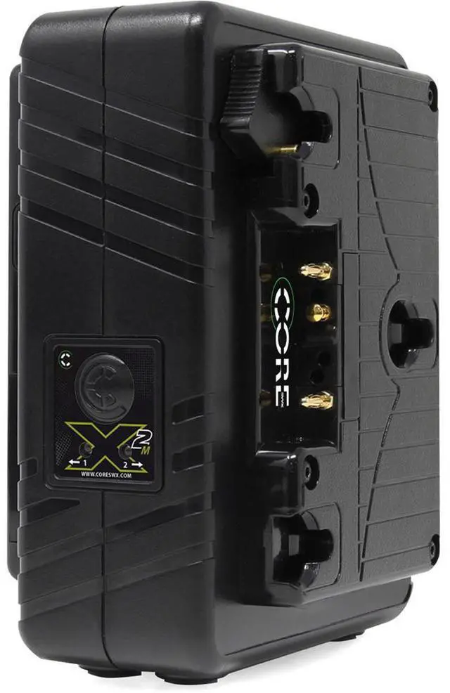 Alt view image 3 of 5 - Core SWX HyperCore G3 99Wh 14.4V SMART Battery Pack, Gold Mount, Bundle with GPM-X2A Super Compact 3-Stud Gold-Mount Fast Charger