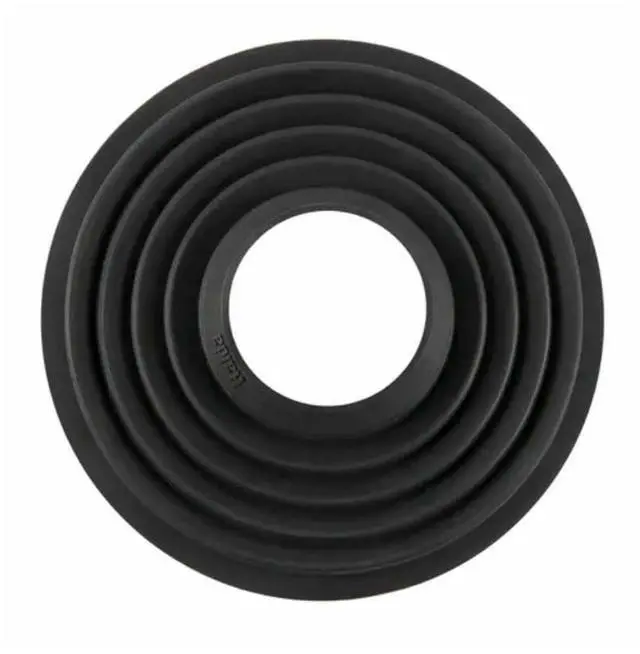 Alt view image 2 of 5 - Haida Silicone Lens Hood for 50 to 70mm Diameter Lens, Black - With Silicone Lens Hood for 70-to 90mm Diameter Lens, Black