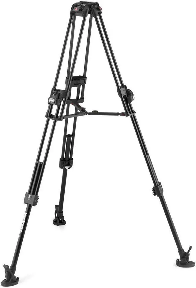 Alt view image 5 of 7 - Manfrotto 504X Fluid Video Head with 645 AL Fast Twin Leg Tripod #MVK504XTWINFA