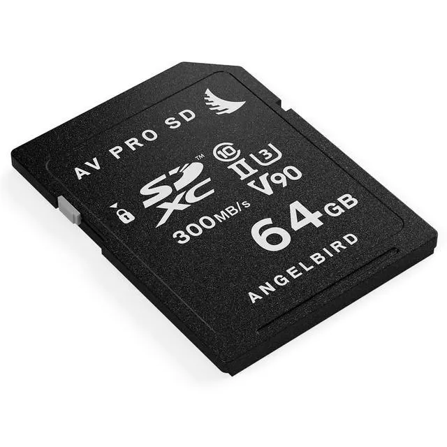 Alt view image 3 of 7 - Angelbird AV PRO SD Card MK2 - V90-64 GB - SDXC UHS-II - SD Card - for 4K - Photo and Video
