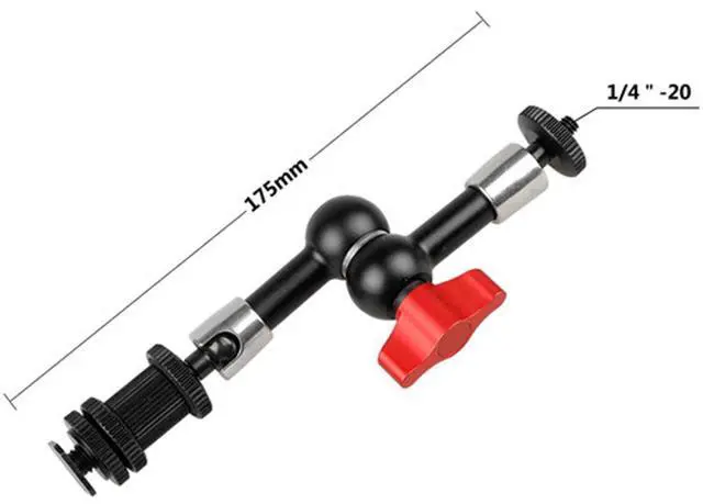 Alt view image 5 of 6 - CAMVATE 7" Articulating Magic Arm with Cold Hot Shoe Mount
