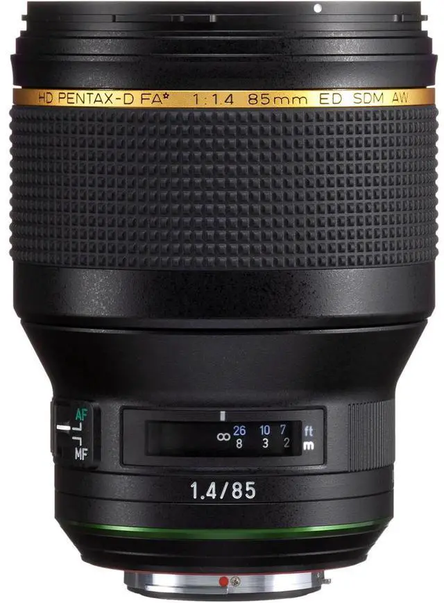 Alt view image 2 of 7 - Pentax HD Pentax-D FA 85mm f/1.4 ED SDM AW Lens, Black