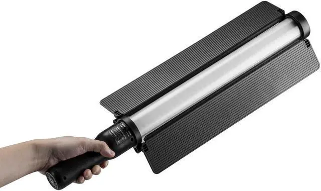 Alt view image 9 of 14 - Godox LC500R 2500K-8500K Bi-Color Full Color RGB LED Light Stick Lighting Effects CRI 96 TLCI 98 with Remote Control + Barndoor