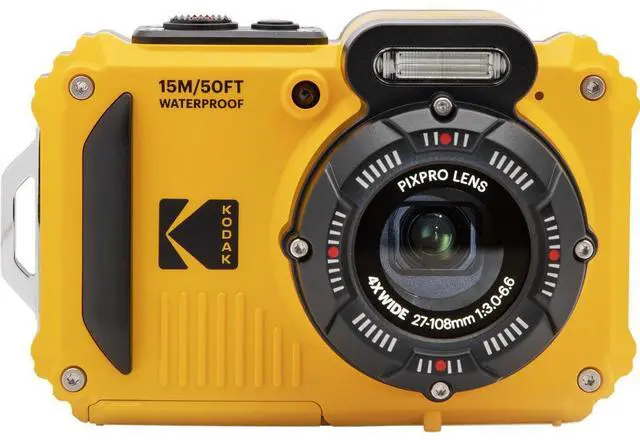 Alt view image 2 of 6 - Kodak PIXPRO WPZ2 16MP Full HD Waterproof Rugged Digital Camera, Yellow, Bundle with 32GB Memory Card and Camera Bag