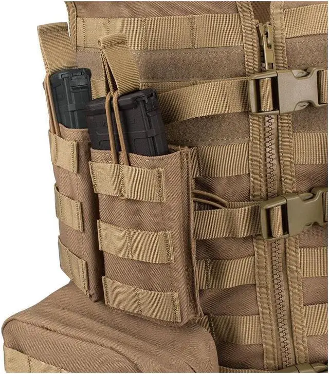 Alt view image 6 of 6 - Barska Optics BI12344 VX-100 Tactical Vest & Leg Platforms - Tan