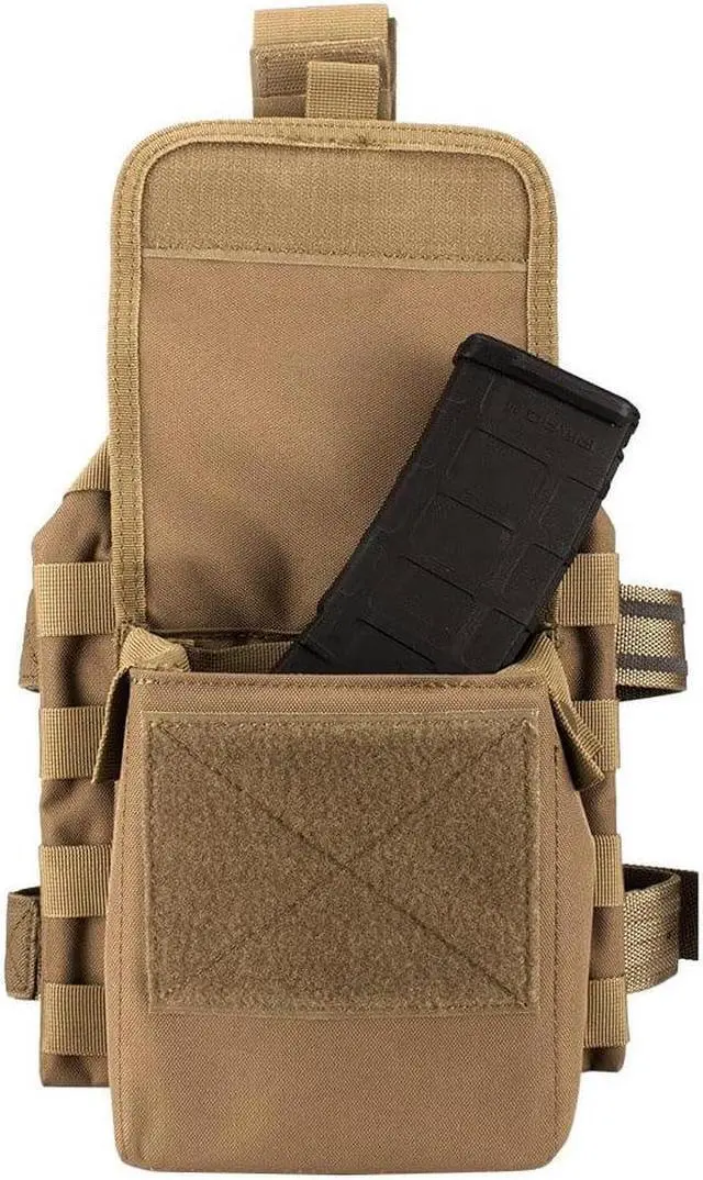 Alt view image 5 of 6 - Barska Optics BI12344 VX-100 Tactical Vest & Leg Platforms - Tan