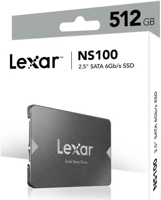 Alt view image 4 of 19 - Lexar NS100 1TB SATA III 2.5" Internal SSD, 550MB/s Read, Gray #LNS100-1TRBNA