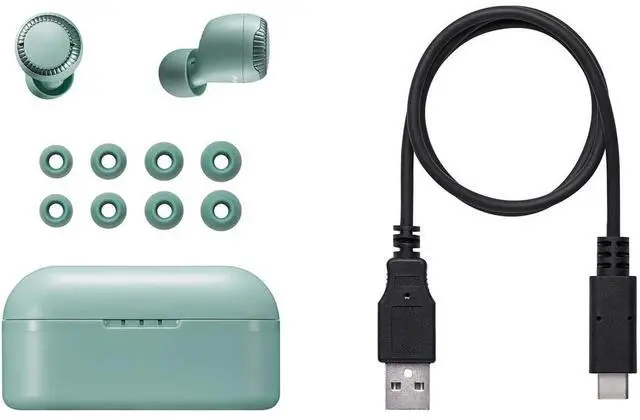 Alt view image 4 of 7 - Panasonic RZ-S300W True Wireless Bluetooth Earphones, Green #RZ-S300W-G