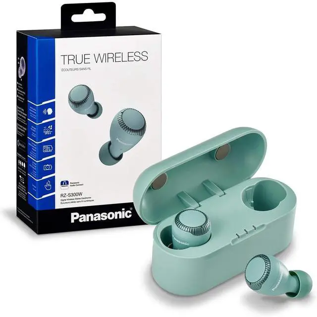 Alt view image 3 of 7 - Panasonic RZ-S300W True Wireless Bluetooth Earphones, Green #RZ-S300W-G