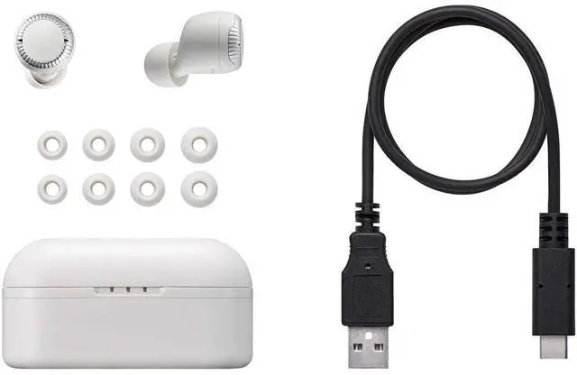 Alt view image 4 of 7 - Panasonic RZ-S300W True Wireless Bluetooth Earphones, White #RZ-S300W-W