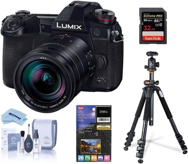Panasonic Lumix G9 Mirrorless Camera Black w/Leica DG 12-60/2.8-4