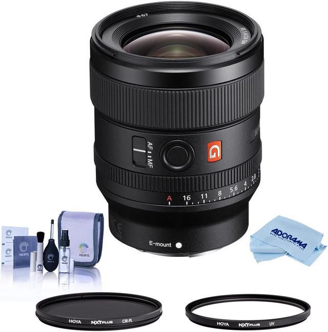 Sony FE 24mm F/1.4 GM (G Master) E Mount Lens - With Hoya Filter