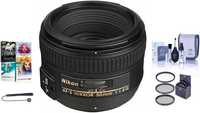 Nikon 50mm f/1.4G AF-S NIKKOR Lens - Nikon USA Warranty w