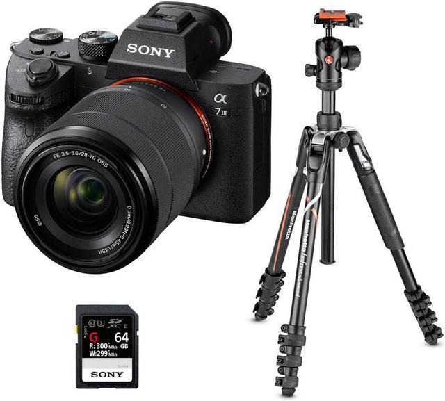 Sony Alpha a7 III Kit Full-frame 24.2-megapixel mirrorless camera with  built-in Wi-Fi® and 28-70mm zoom lens at Crutchfield