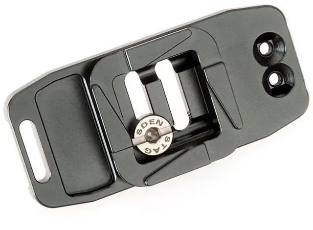 Alt view image 3 of 4 - 3 Legged Thing Base85 PD Arca Swiss and Capture Compatible 85mm Wide Quick Release Plate, Metallic Slate, Gray