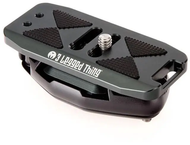 Alt view image 4 of 4 - 3 Legged Thing Base85 PD Arca Swiss and Capture Compatible 85mm Wide Quick Release Plate, Metallic Slate, Gray